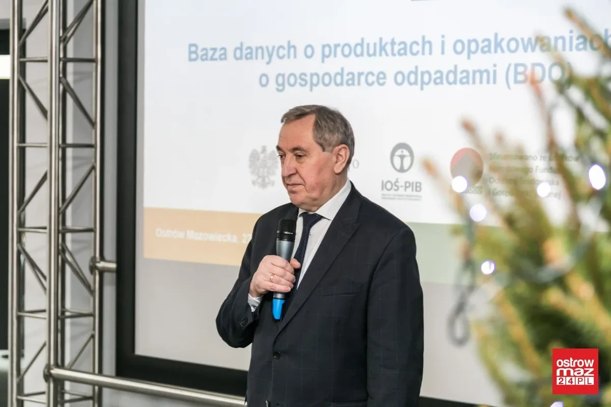 "Baza danych odpadowych - gospodarka odpadami w 2020". Seminarium w Ostrowi Mazowieckiej (zdjęcia, wideo)