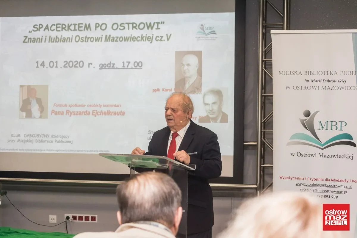 "Spacerkiem po Ostrowi". Kolejne spotkanie z Ryszardem Ejchelkrautem (zdjęcia, wideo)