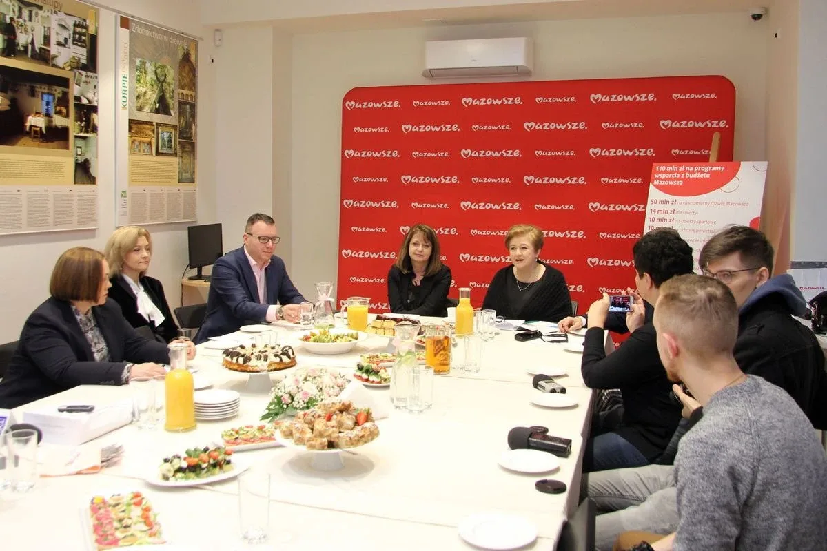 O rekordowym budżecie Mazowsza w subregionie ostrołęckim podczas spotkania z mediami (zdjęcia, wideo)