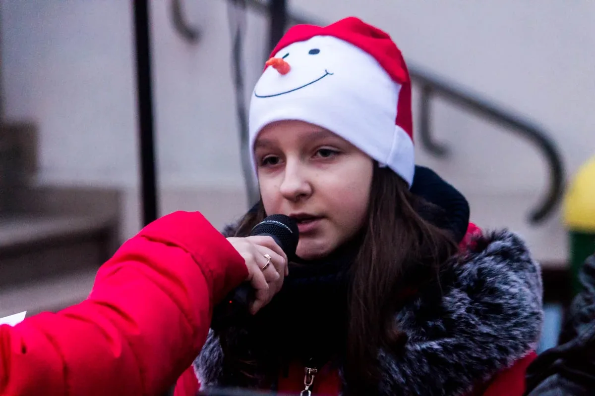 "Ulica świąteczna" przed miejskim ratuszem (zdjęcia)