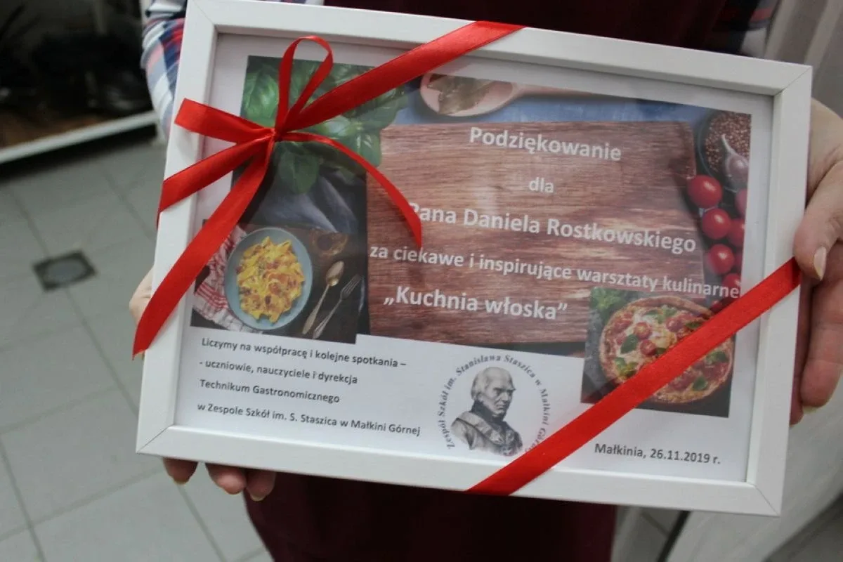 "Kuchnia włoska" w małkińskim Zespole Szkół (zdjęcia)