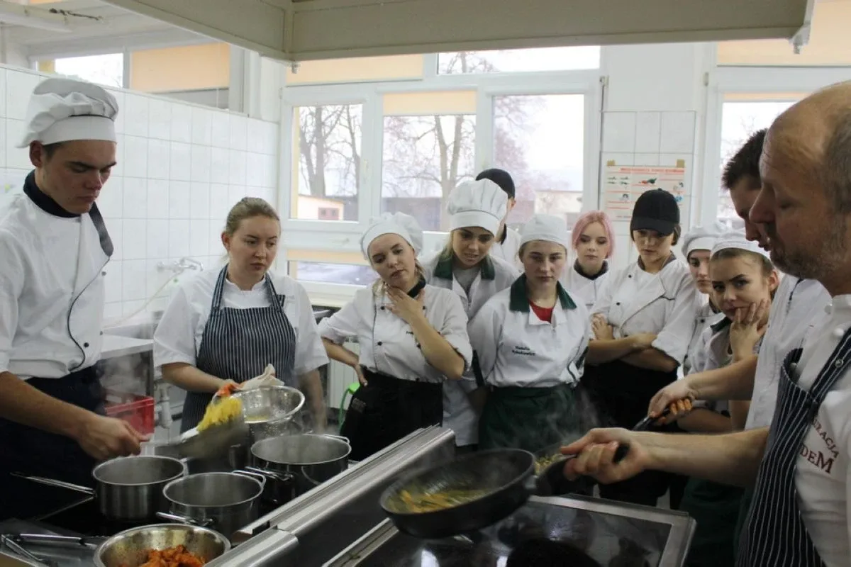 "Kuchnia włoska" w małkińskim Zespole Szkół (zdjęcia)