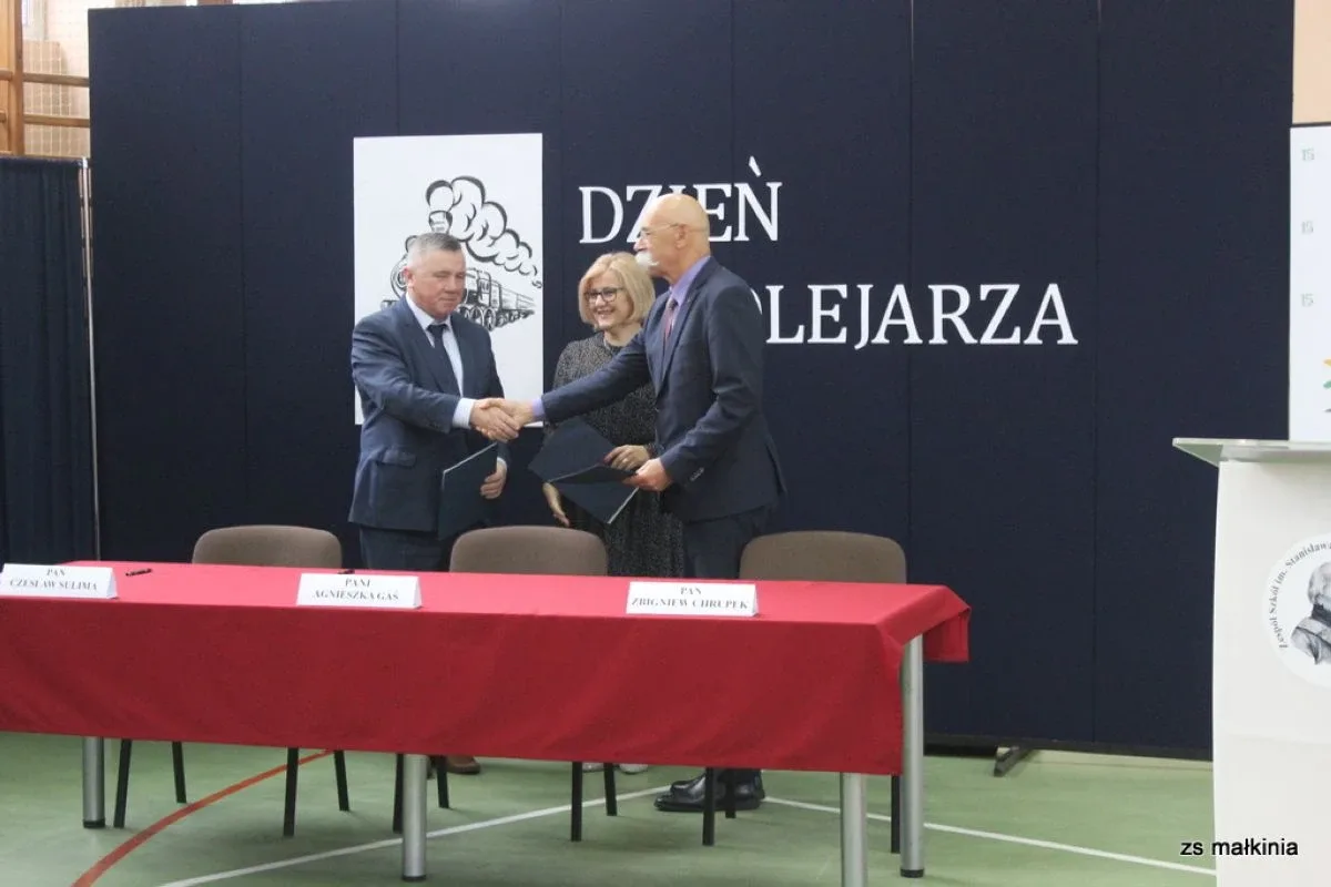 ZS w Małkini i Koleje Mazowieckie z porozumieniem (zdjęcia)