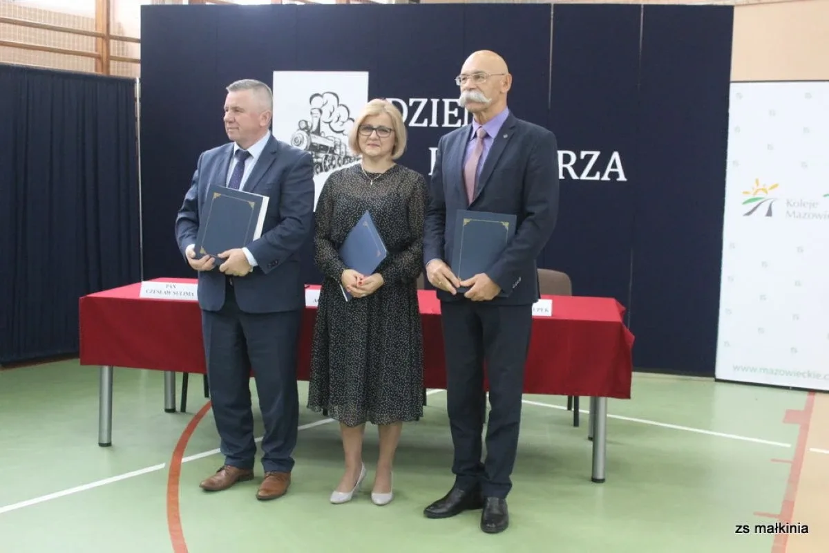 ZS w Małkini i Koleje Mazowieckie z porozumieniem (zdjęcia)