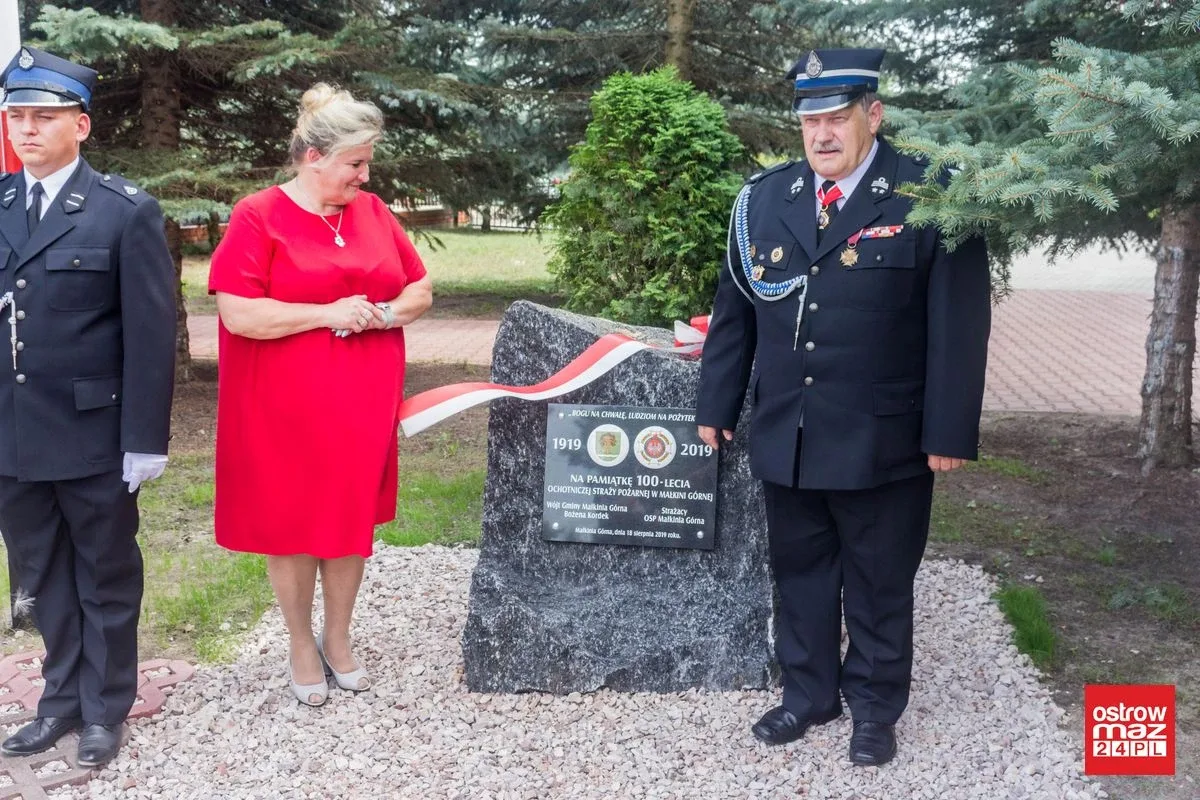 Jubileusz 100-lecia strażaków z Małkini Górnej (zdjęcia, wideo)