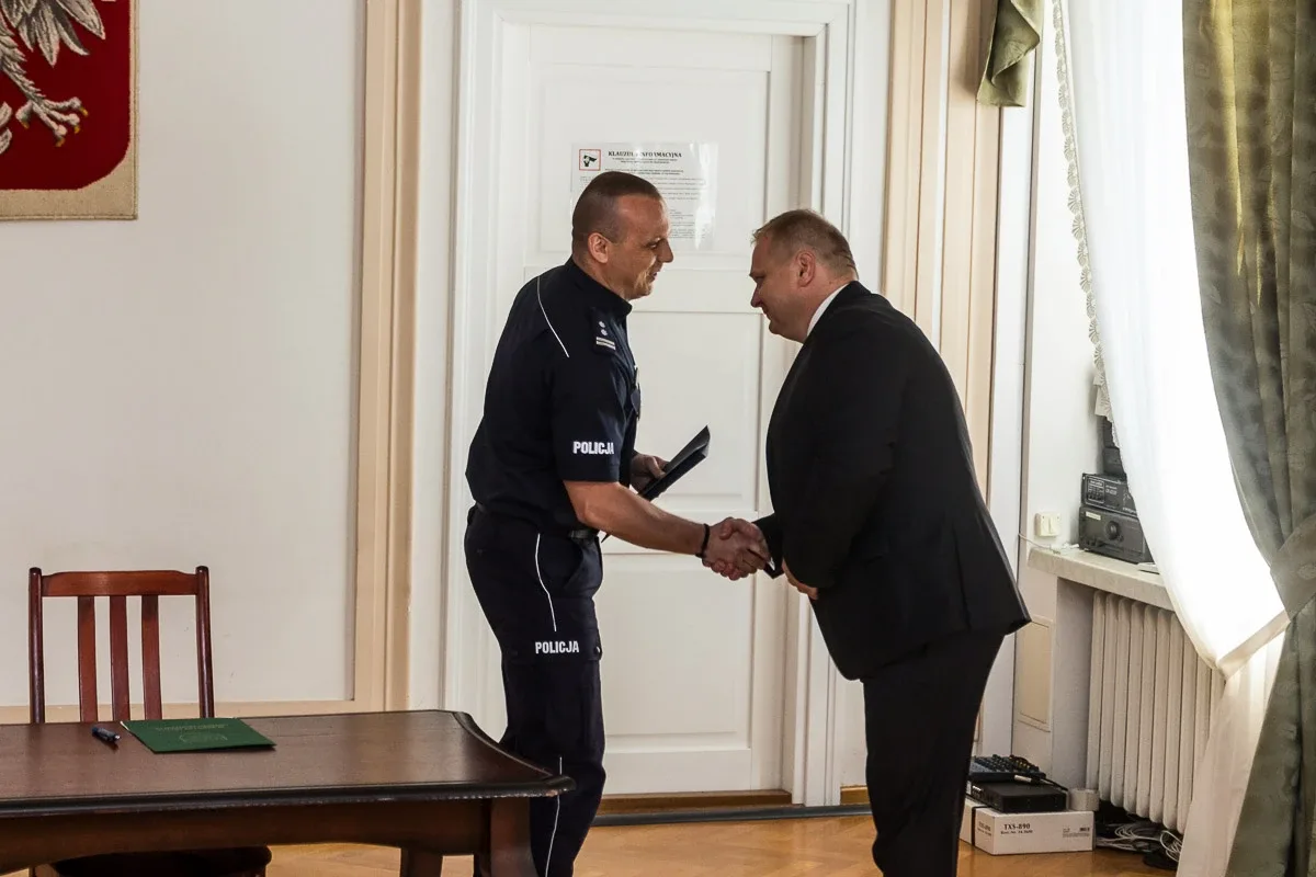 Krzysztof Gołębiewski nowym komendantem Straży Miejskiej (zdjęcia)