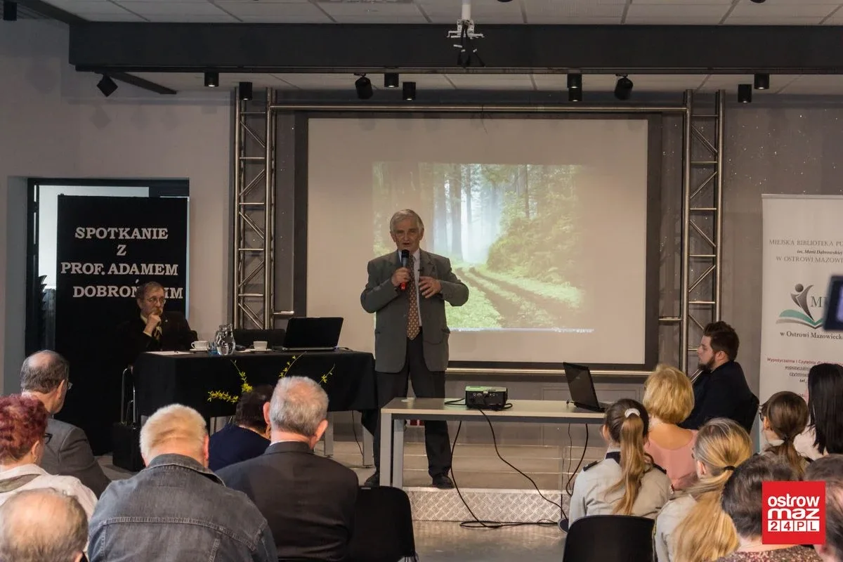 Spotkanie z profesorem Adamem Dobrońskim (zdjęcia, wideo)