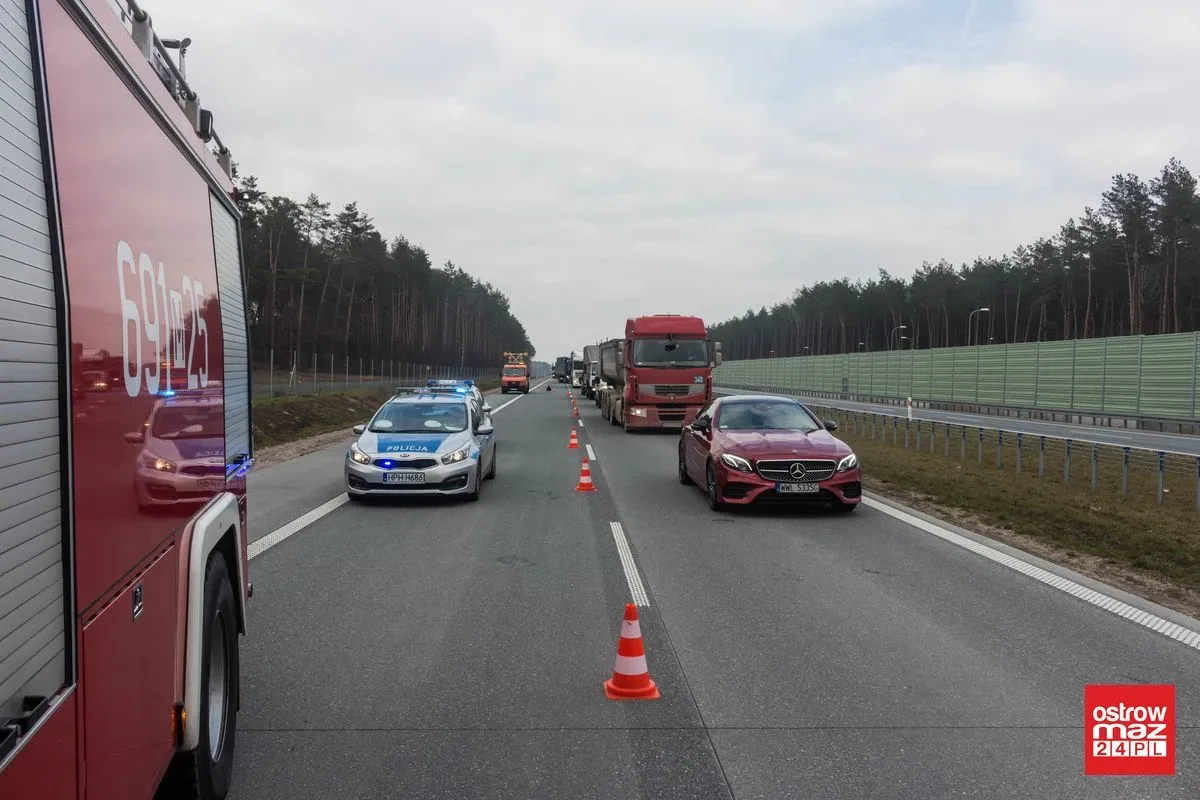 Śmiertelny wypadek na S8. Uwaga! Ogromny korek (zdjęcia, aktualizacja)