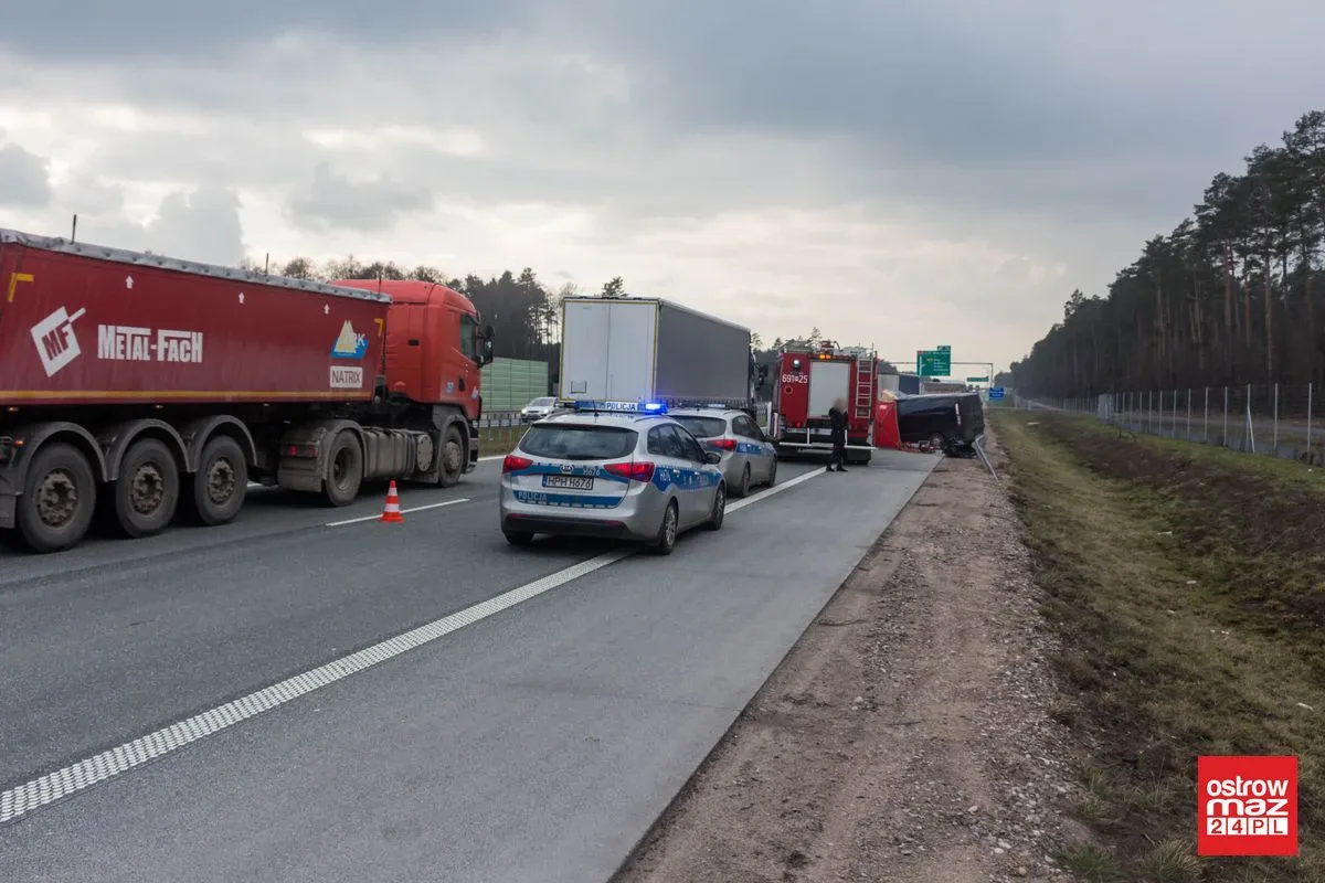 Śmiertelny wypadek na S8. Uwaga! Ogromny korek (zdjęcia, aktualizacja)