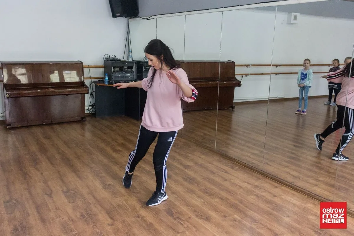 Edyta Szachniewicz uczyła ostrowskie dzieci tańca (zdjęcia, wideo)