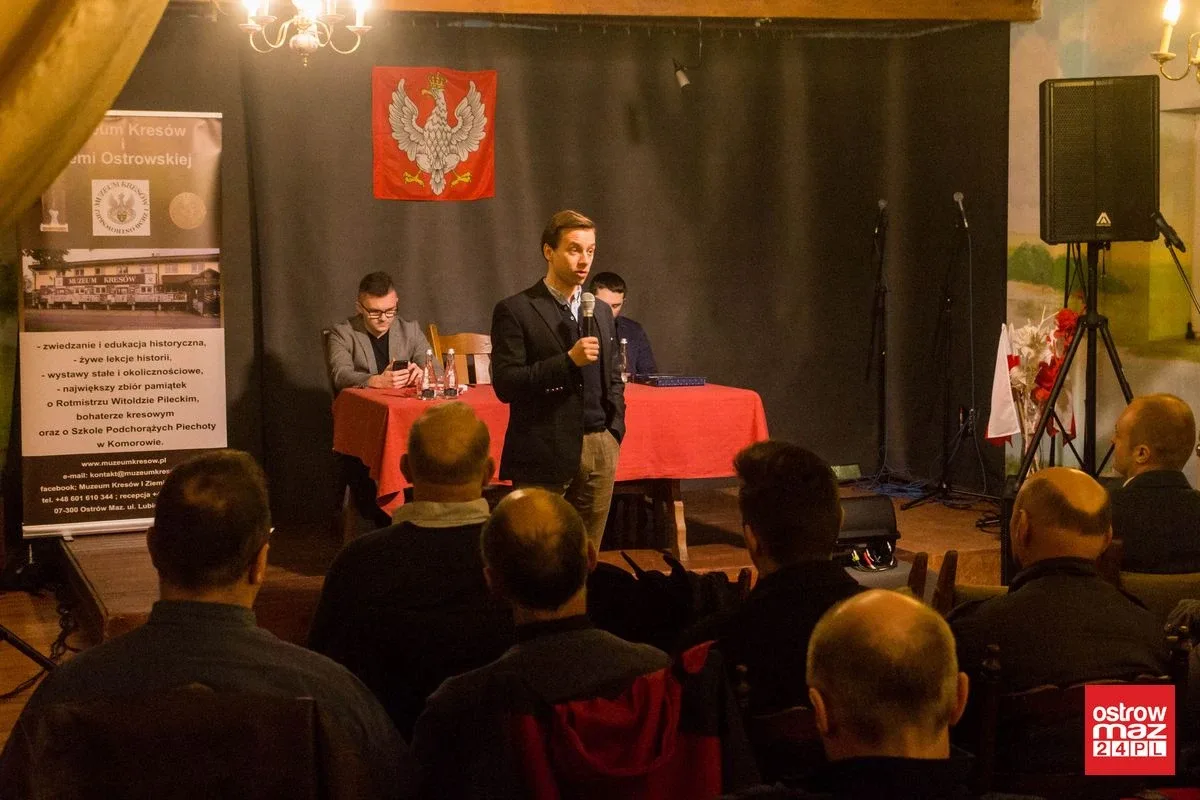 Krzysztof Bosak w Ostrowi Mazowieckiej (zdjęcia, wideo)