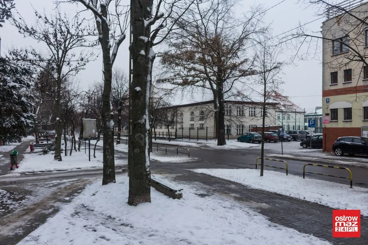 Zaśnieżona Ostrów Mazowiecka (zdjęcia)