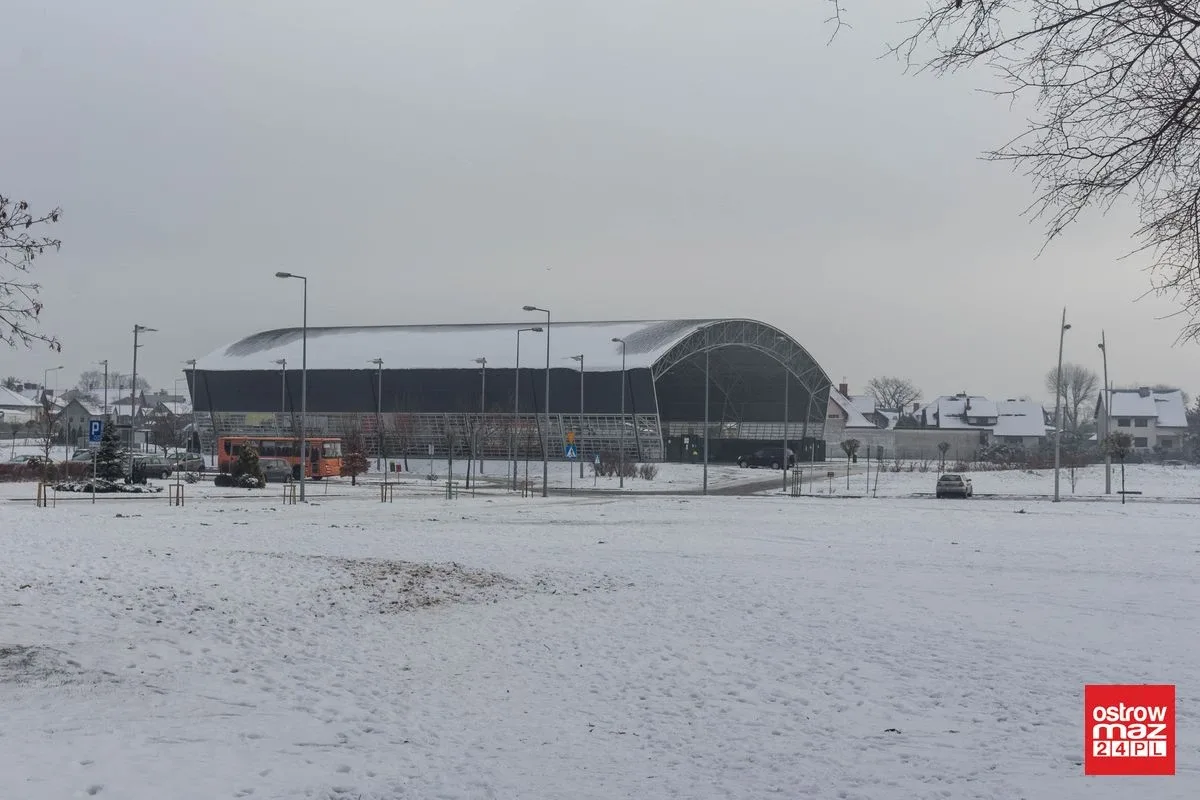 Zaśnieżona Ostrów Mazowiecka (zdjęcia)