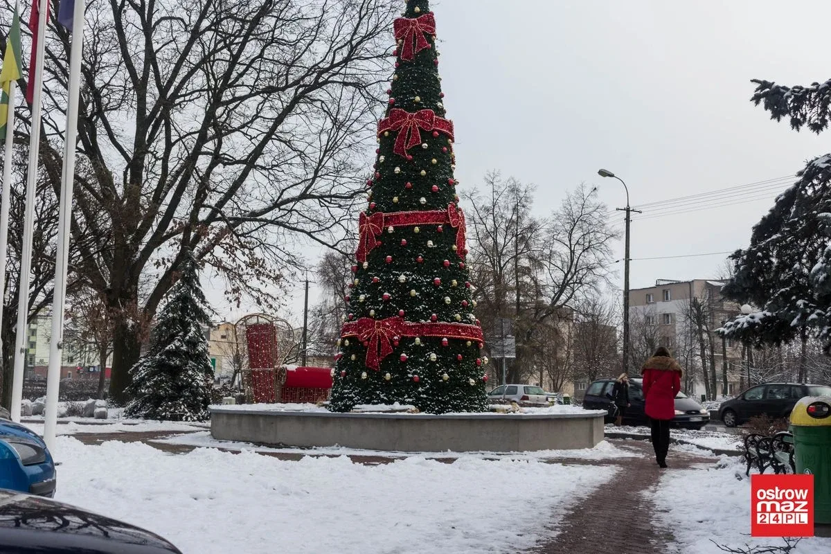 Zaśnieżona Ostrów Mazowiecka (zdjęcia)