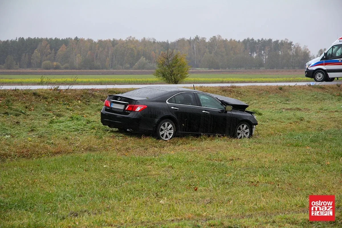 Wypadek na trasie Ostrów Mazowiecka - Łomża. Droga całkowicie zablokowana! (zdjęcia, wideo)