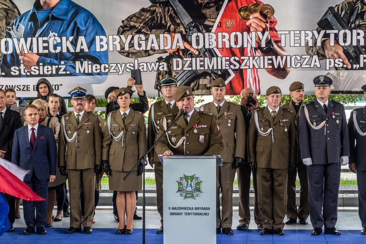 Przysięga żołnierzy WOT w Ostrowi Mazowieckiej (zdjęcia, wideo)
