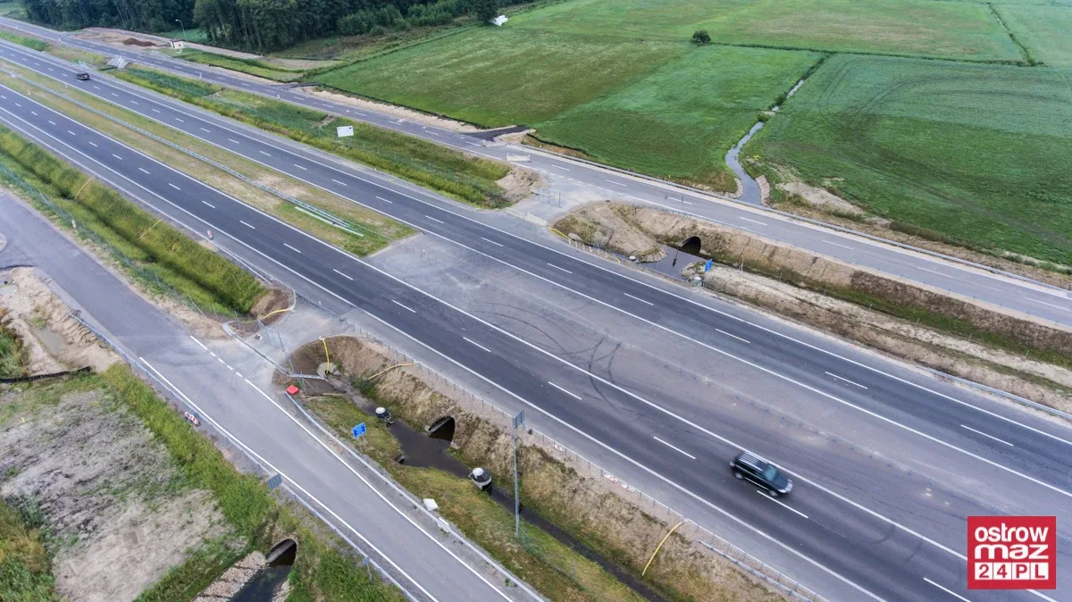 S8 wciąż w trakcie przebudowy (zdjęcia z lotu ptaka)