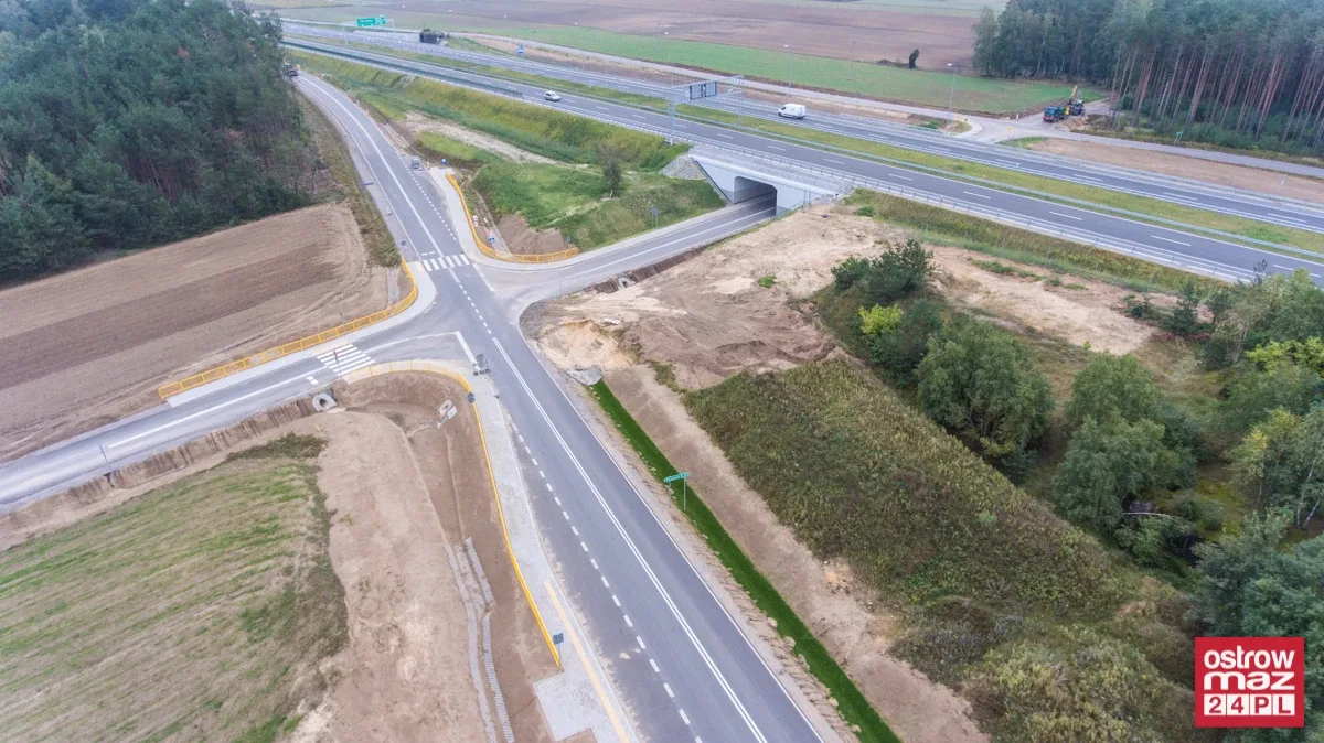 S8 wciąż w trakcie przebudowy (zdjęcia z lotu ptaka)