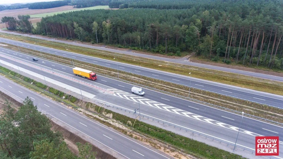 S8 wciąż w trakcie przebudowy (zdjęcia z lotu ptaka)