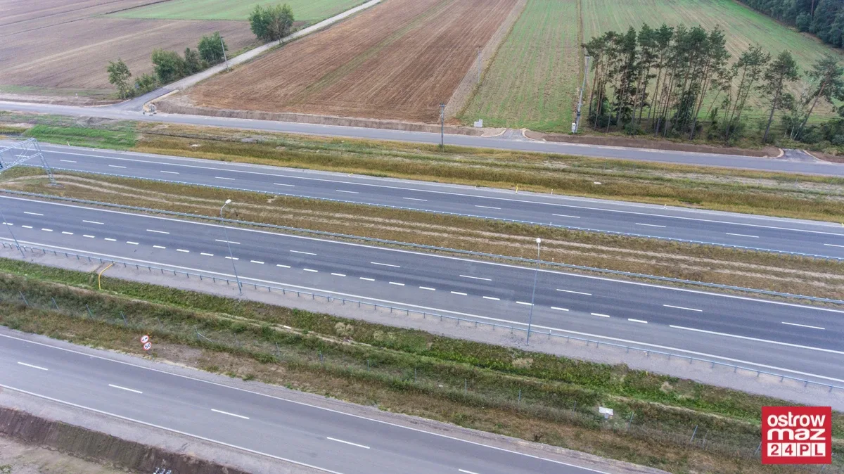 S8 wciąż w trakcie przebudowy (zdjęcia z lotu ptaka)