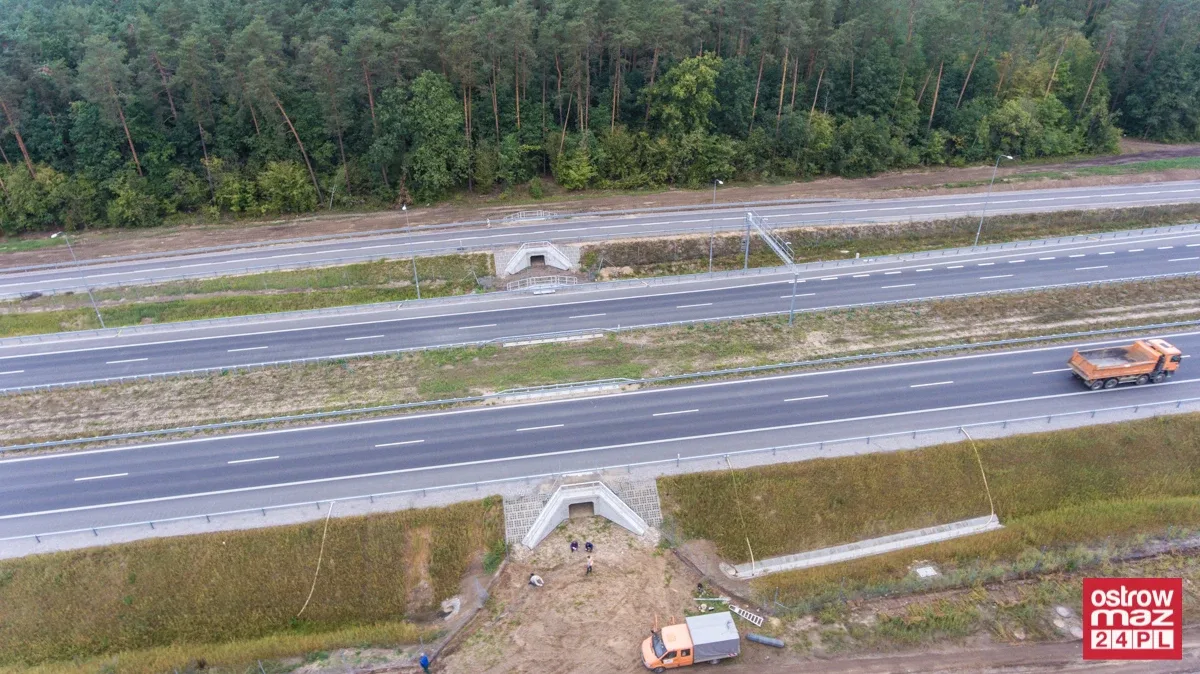 S8 wciąż w trakcie przebudowy (zdjęcia z lotu ptaka)