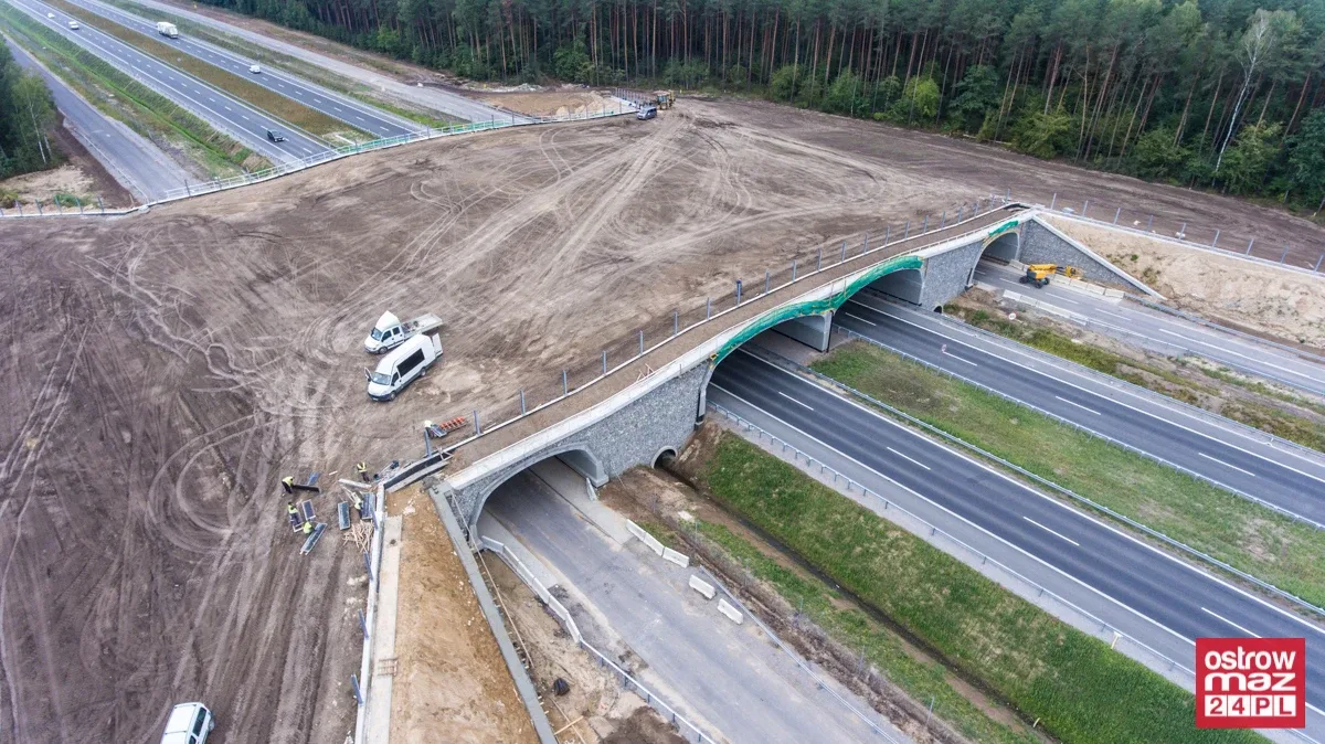 S8 wciąż w trakcie przebudowy (zdjęcia z lotu ptaka)