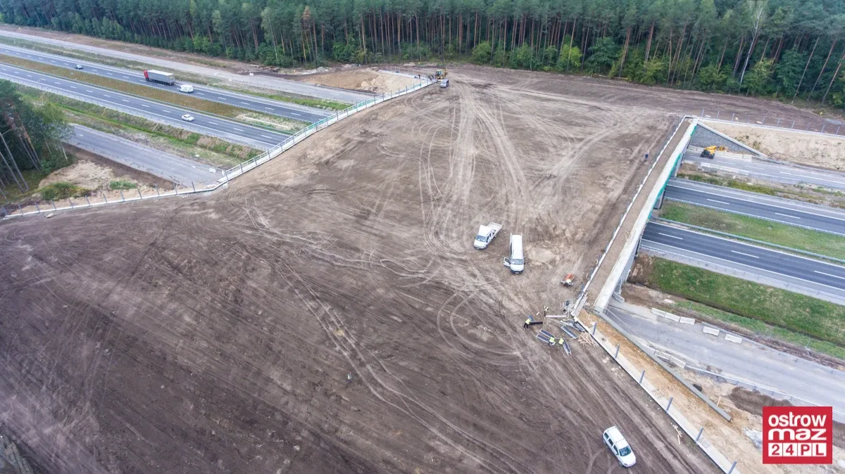 S8 wciąż w trakcie przebudowy (zdjęcia z lotu ptaka)