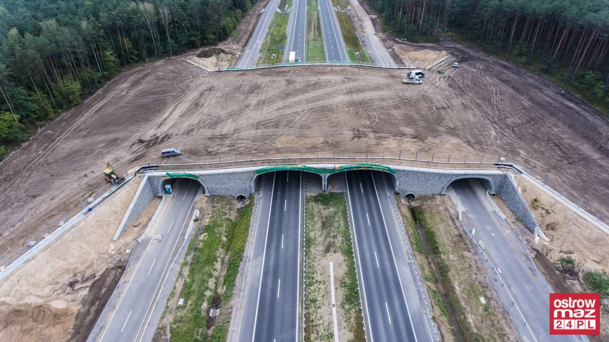 S8 wciąż w trakcie przebudowy (zdjęcia z lotu ptaka)