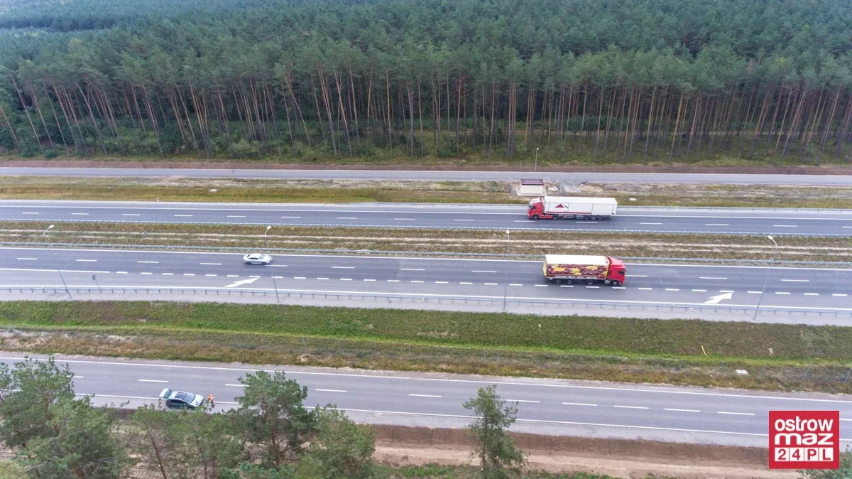 S8 wciąż w trakcie przebudowy (zdjęcia z lotu ptaka)