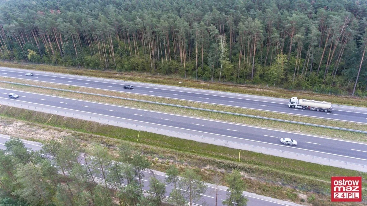S8 wciąż w trakcie przebudowy (zdjęcia z lotu ptaka)