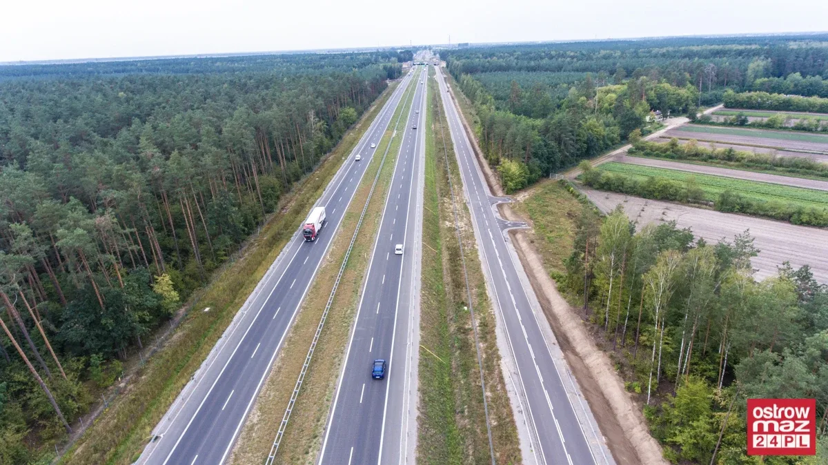 S8 wciąż w trakcie przebudowy (zdjęcia z lotu ptaka)