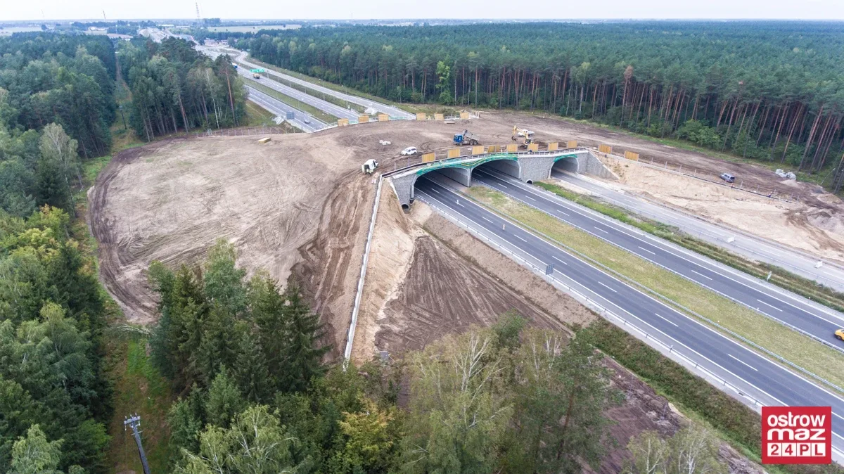 S8 wciąż w trakcie przebudowy (zdjęcia z lotu ptaka)