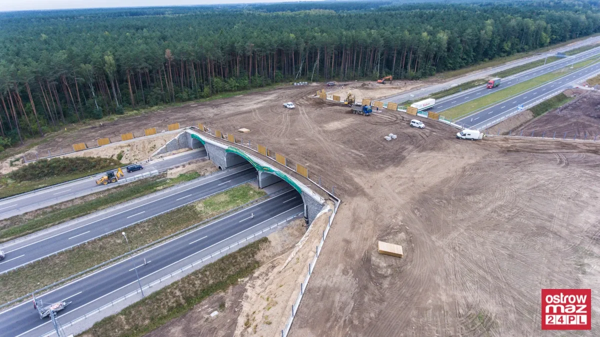 S8 wciąż w trakcie przebudowy (zdjęcia z lotu ptaka)