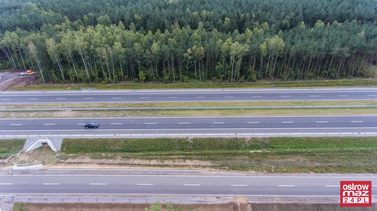 S8 wciąż w trakcie przebudowy (zdjęcia z lotu ptaka)