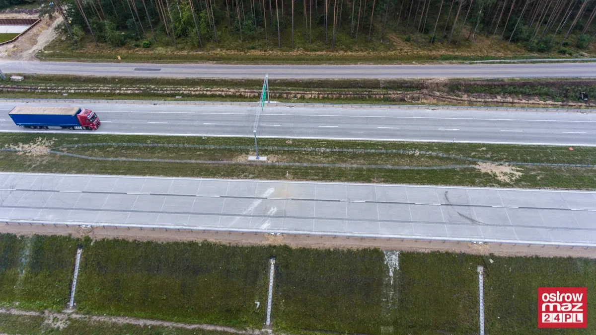 S8 wciąż w trakcie przebudowy (zdjęcia z lotu ptaka)