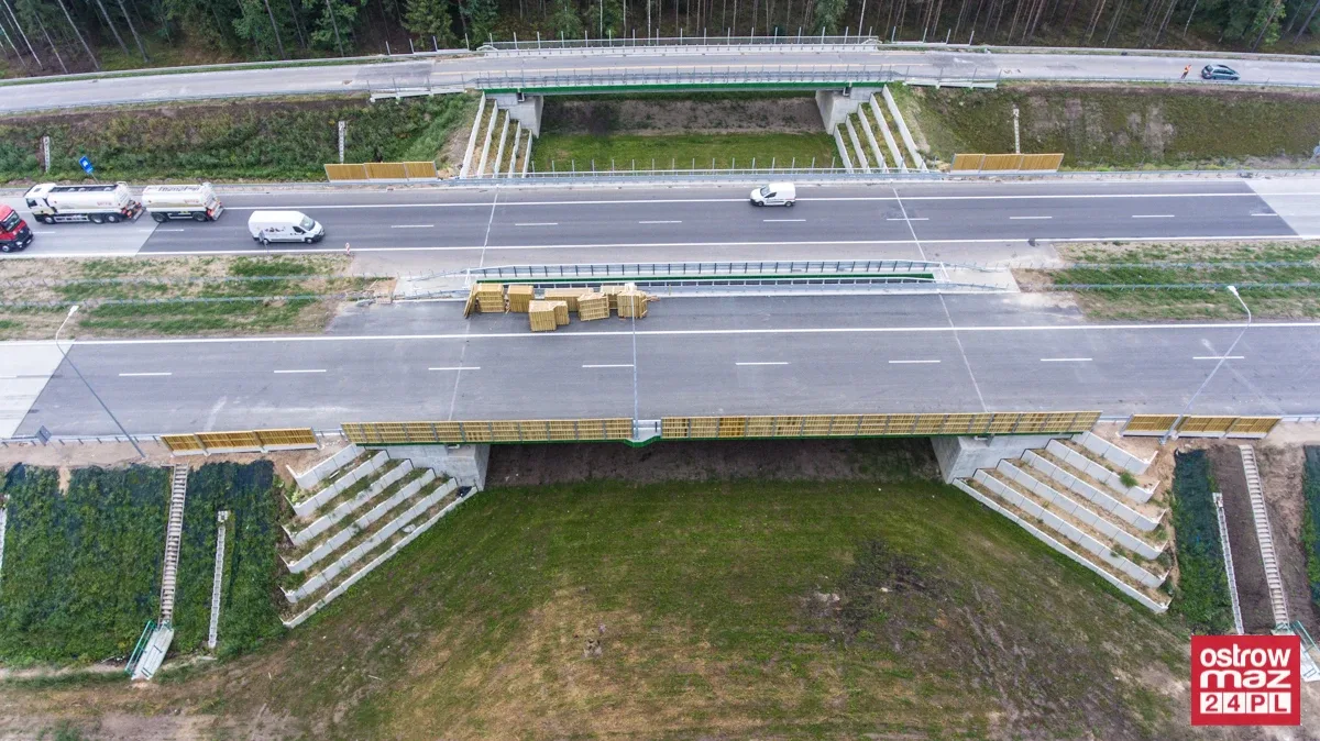 S8 wciąż w trakcie przebudowy (zdjęcia z lotu ptaka)