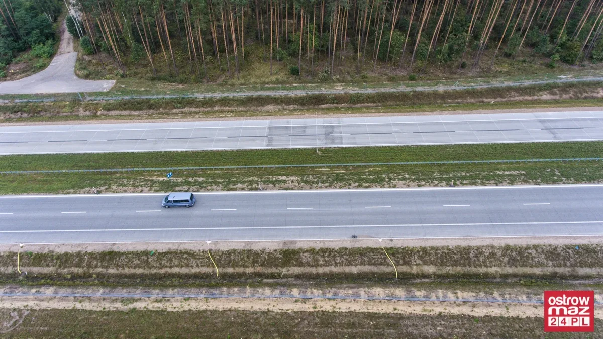 S8 wciąż w trakcie przebudowy (zdjęcia z lotu ptaka)