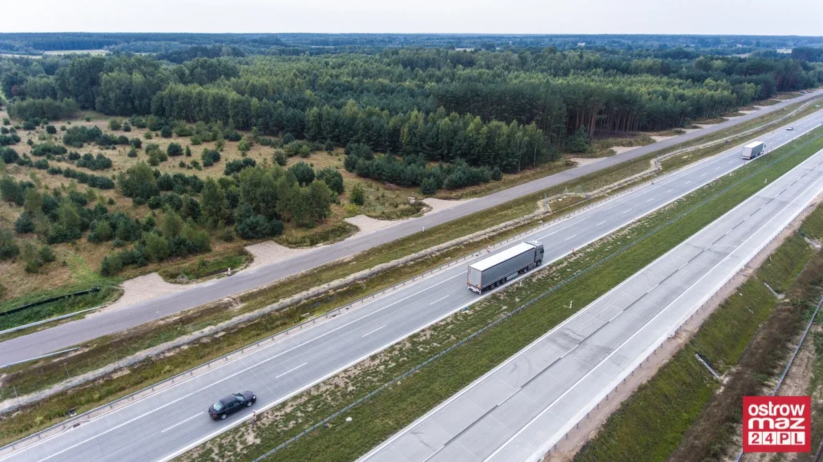S8 wciąż w trakcie przebudowy (zdjęcia z lotu ptaka)