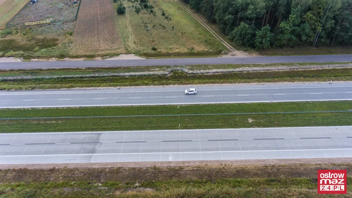 S8 wciąż w trakcie przebudowy (zdjęcia z lotu ptaka)