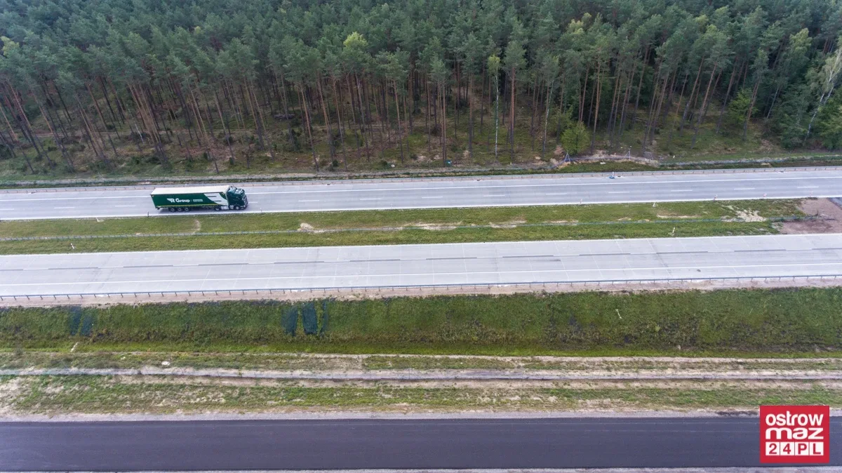 S8 wciąż w trakcie przebudowy (zdjęcia z lotu ptaka)