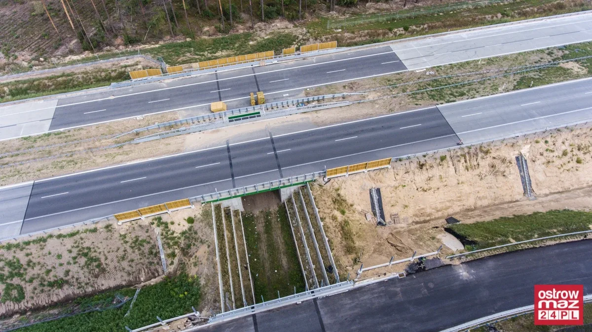 S8 wciąż w trakcie przebudowy (zdjęcia z lotu ptaka)