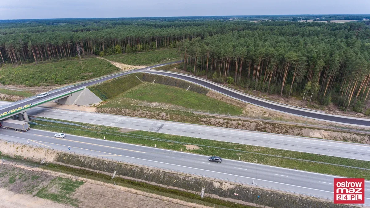S8 wciąż w trakcie przebudowy (zdjęcia z lotu ptaka)