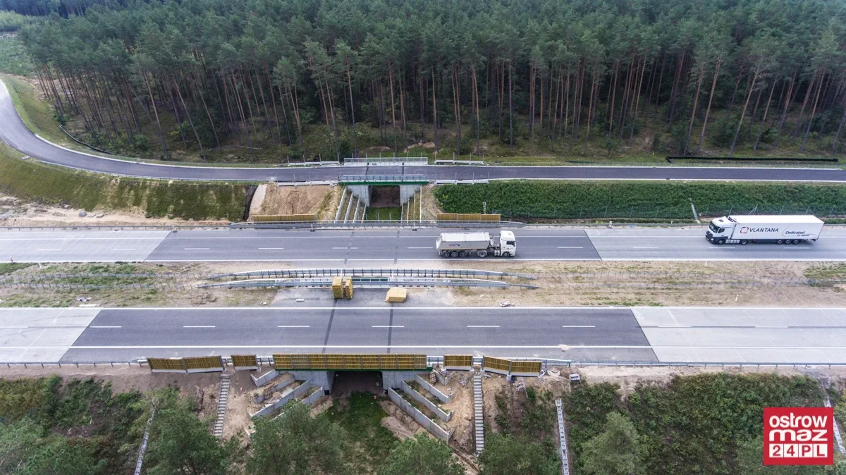S8 wciąż w trakcie przebudowy (zdjęcia z lotu ptaka)