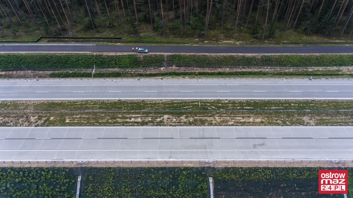 S8 wciąż w trakcie przebudowy (zdjęcia z lotu ptaka)