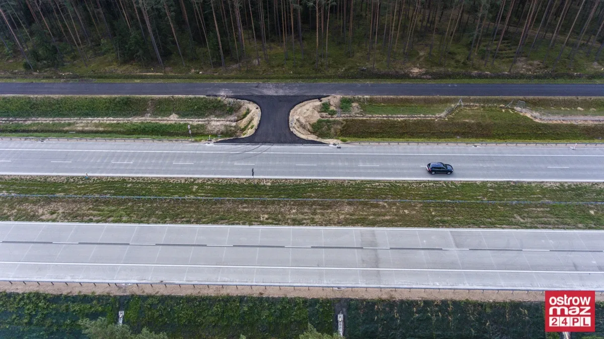 S8 wciąż w trakcie przebudowy (zdjęcia z lotu ptaka)