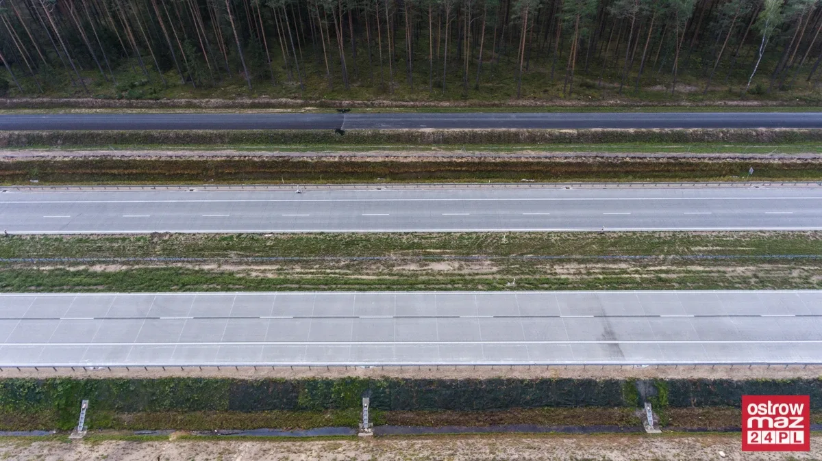 S8 wciąż w trakcie przebudowy (zdjęcia z lotu ptaka)