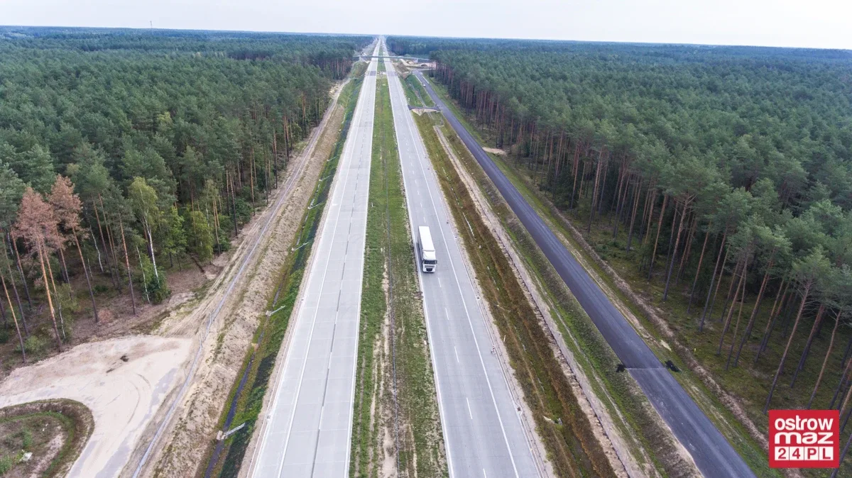 S8 wciąż w trakcie przebudowy (zdjęcia z lotu ptaka)