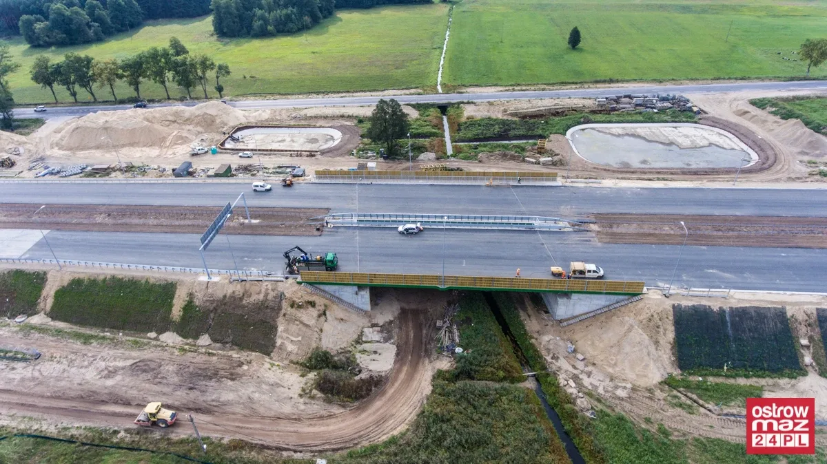 S8 wciąż w trakcie przebudowy (zdjęcia z lotu ptaka)