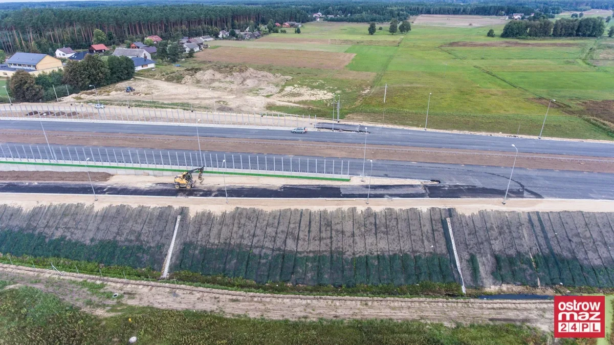 S8 wciąż w trakcie przebudowy (zdjęcia z lotu ptaka)