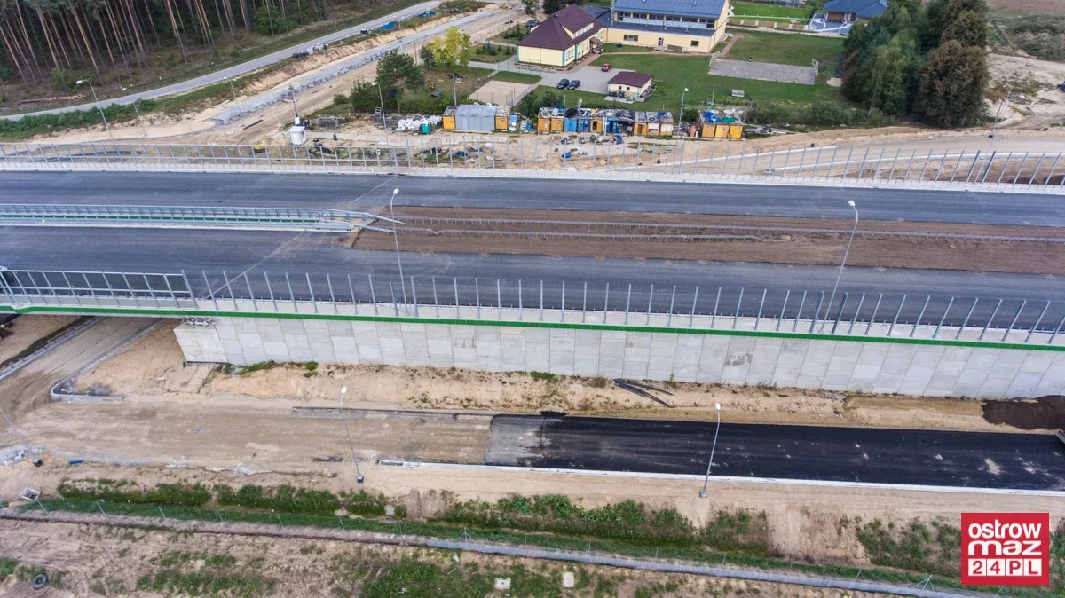 S8 wciąż w trakcie przebudowy (zdjęcia z lotu ptaka)